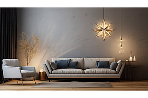 living star lamp ai generated, an Arts & Entertainment Photo by pikepicture
