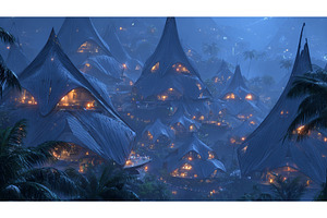 Ecovillage of the future with, an Architecture Photo by ZinetroN