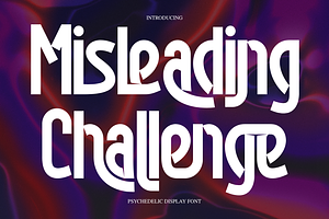 Misleading Challenge Font