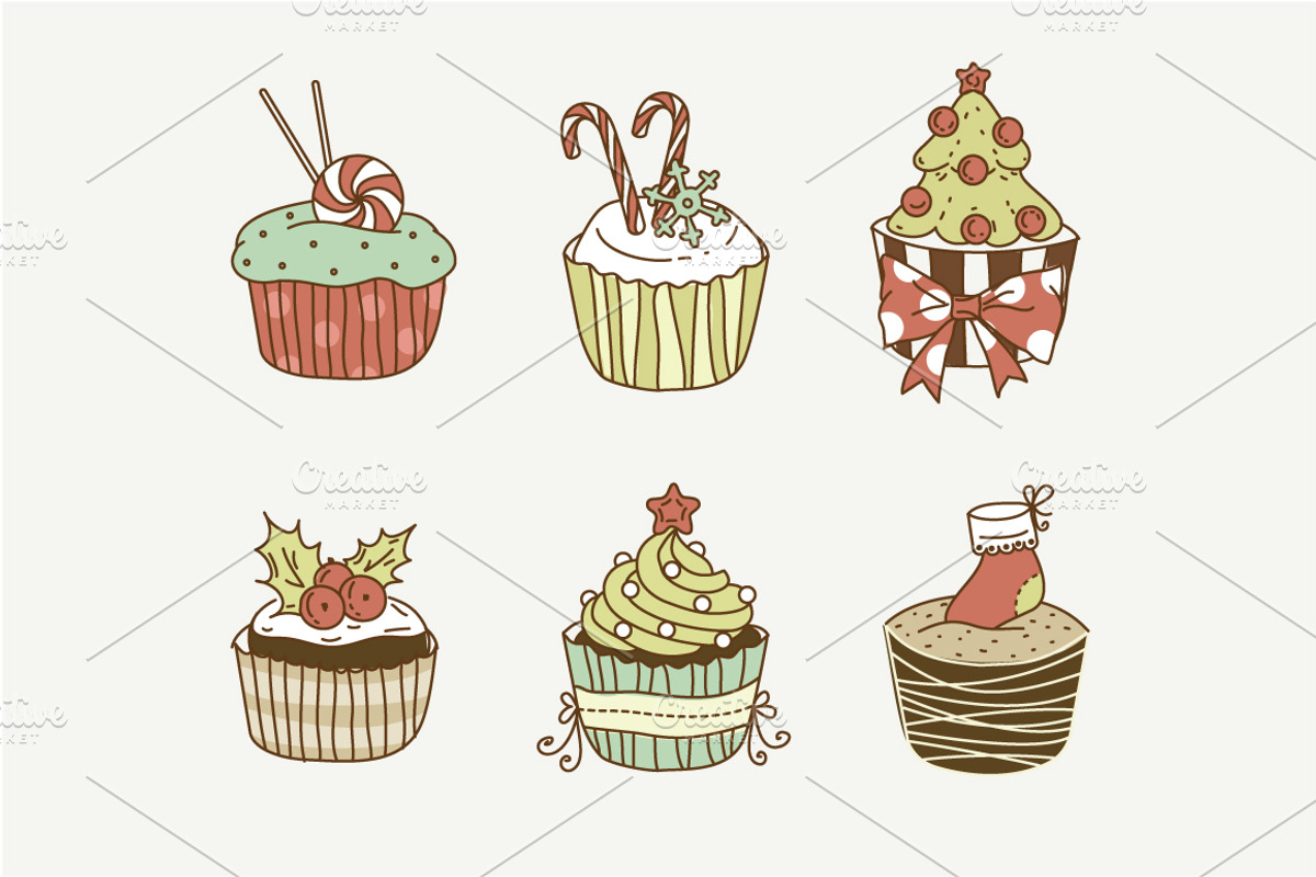 Xmas cupcakes preview 2