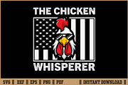 The Chicken Whisperer Funny Farm SVG, a Work Illustration by Handy Arts Studio (Thumbnail 1 of 3)