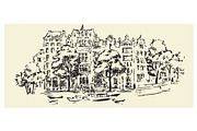 Amsterdam Hand Drawn Sketches, an Illustration by Penndpaper (Thumbnail 15 of 16)