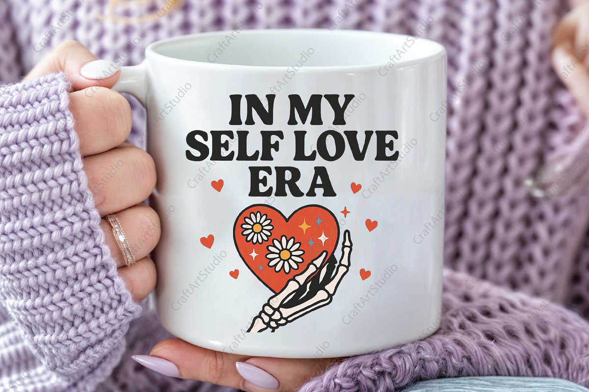 In Self Love Era Valentines PNG, an Illustration by CraftArtStudio (Photo 2 of 4)