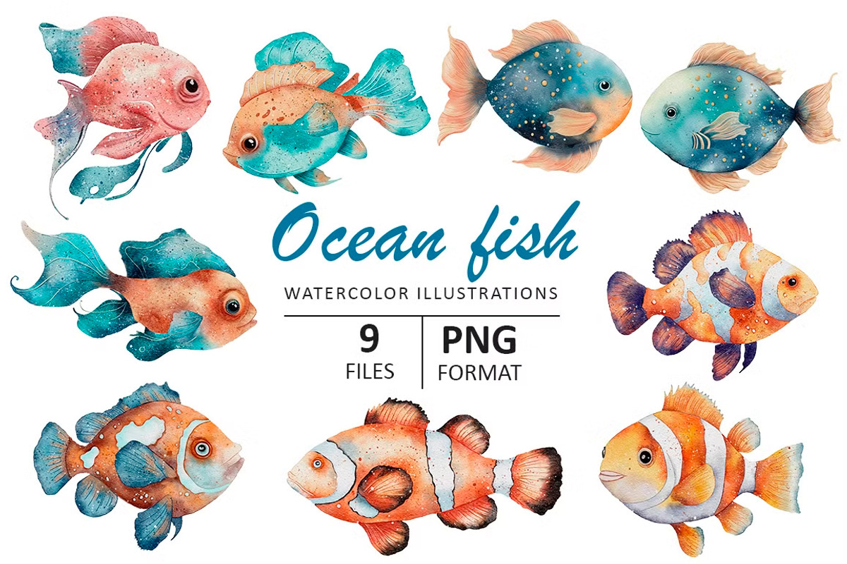 OCEAN BUNDLE, an Animal Illustration by Evgeniia (Photo 10 of 16)