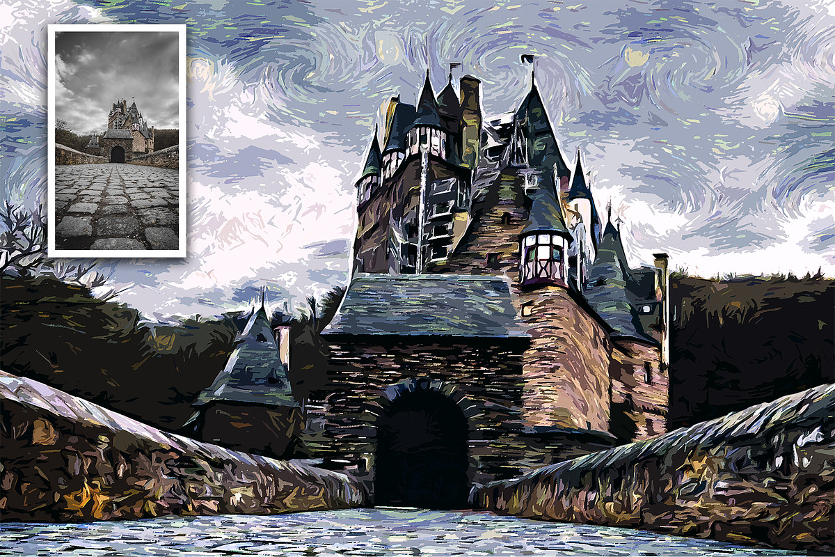 Van Gogh Painting Effect, an Action Add-On by Jacpot007 (Photo 4 of 9)