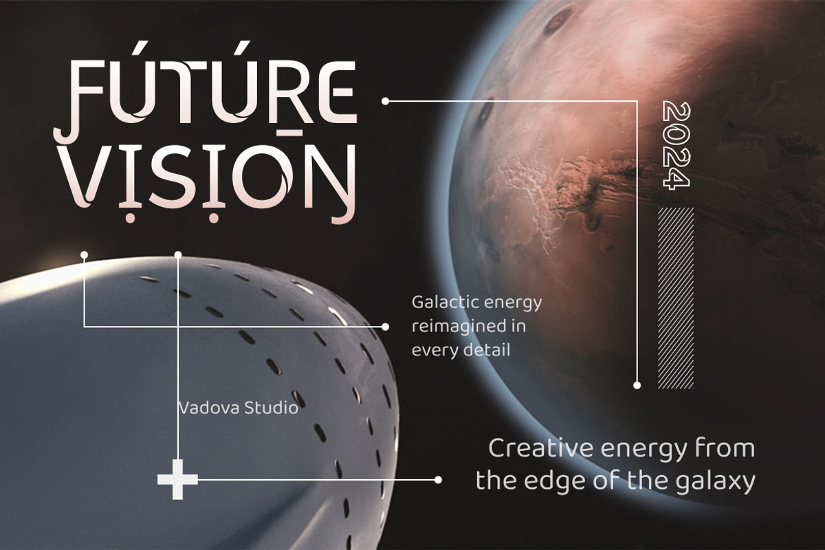 Gravion Futuristic Modern Sans Serif, a Sans Serif Font by Vadovastd (Photo 3 of 7)