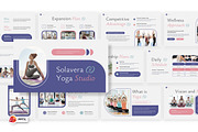 Solavera Yoga Studio PowerPoint, a Presentation Template by Loin Studio (Thumbnail 1 of 4)