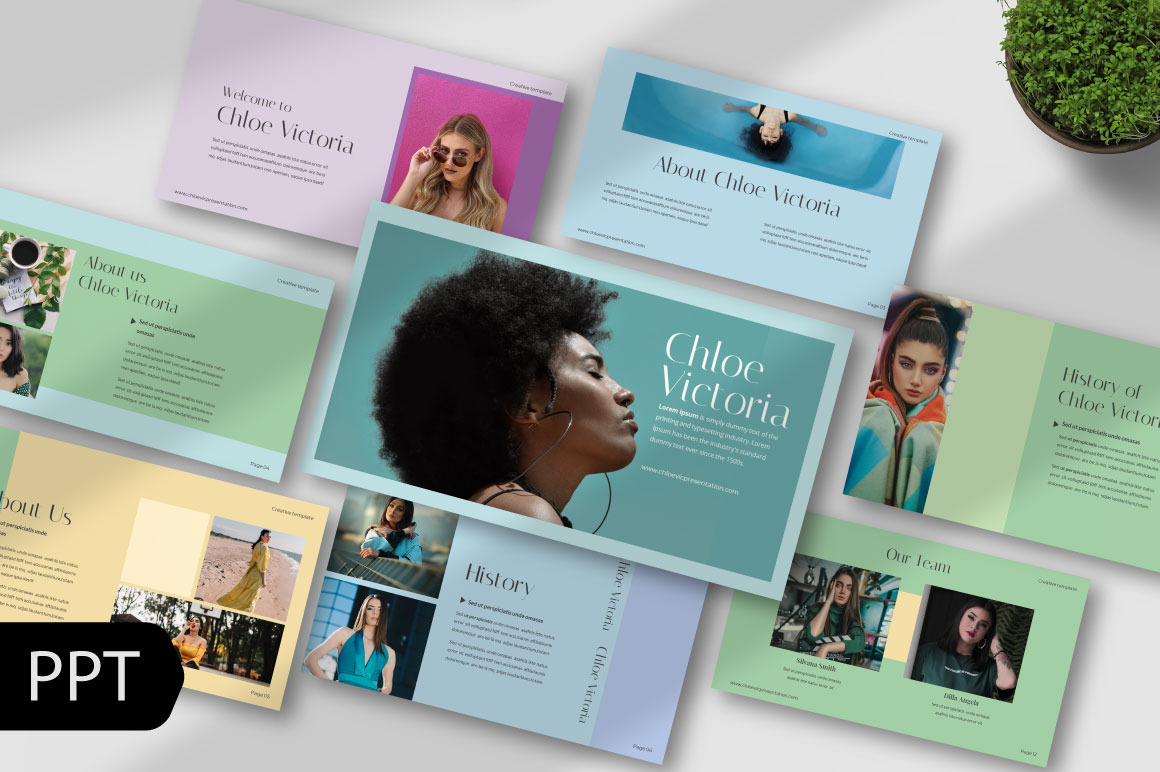 Victoria Powerpoint Template, a Presentation Template by nyilstudio