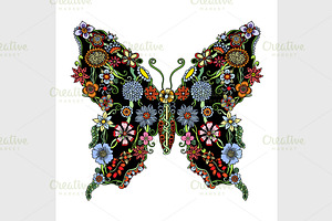 Decorative Ornate Butterfly