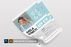 Baby Blue CV & Resume