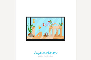 Beautiful Rectangular Fish Tank Imag