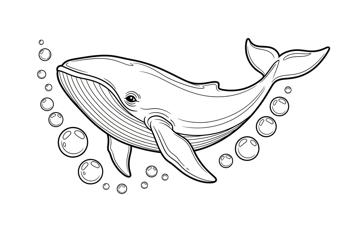 Whale Line Art Vector Bundle, an Illustration by yasushie (Photo 20 of 51)