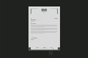 Professional Company Letterhead, a Stationery Template by AyshaCanvas (Thumbnail 1 of 3)