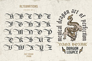 Braysilk Typeface, a Blackletter Font by alit design (Thumbnail 8 of 22)