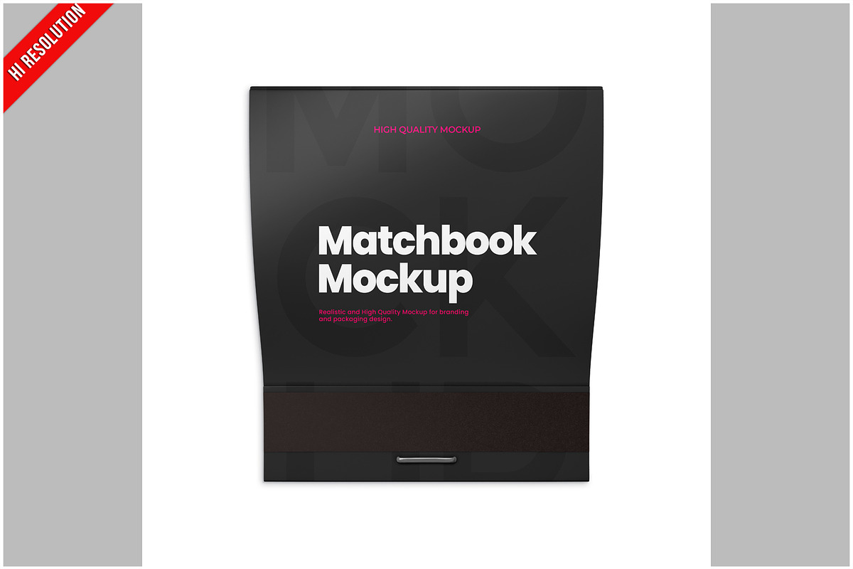 Matchbook Mockup, a Product Mockup by Bruno's Shop (Photo 1 of 3)