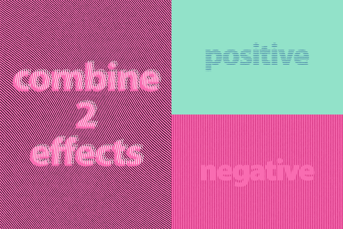 36 Halftone Strokes Effects, an Action Add-On by Mint Actions (Photo 7 of 9)