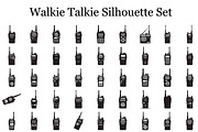 Walkie Talkie Silhouette Set, a Graphic by hafijul (Thumbnail 1 of 11)