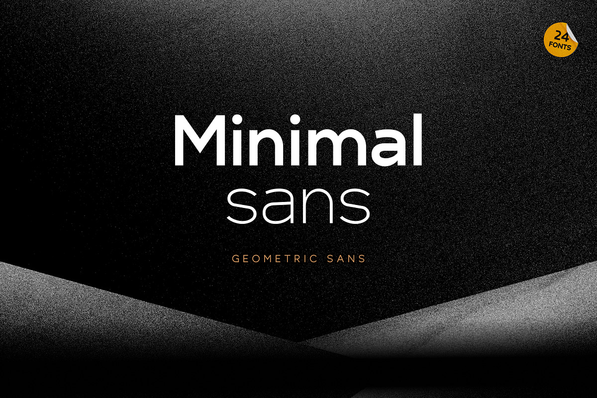 Minimal Sans - Geometric - 24 fonts, a Sans Serif Font by Peninsula Studioz (Photo 1 of 12)
