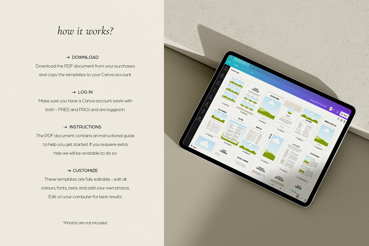 Cookbook / Recipe eBook for Canva, a Magazine Template by Wildnun Studio (Photo 20 of 20)