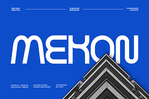 Mekon || Modern Display Sans Serif, a Sans Serif Font by Ermedia Studio
