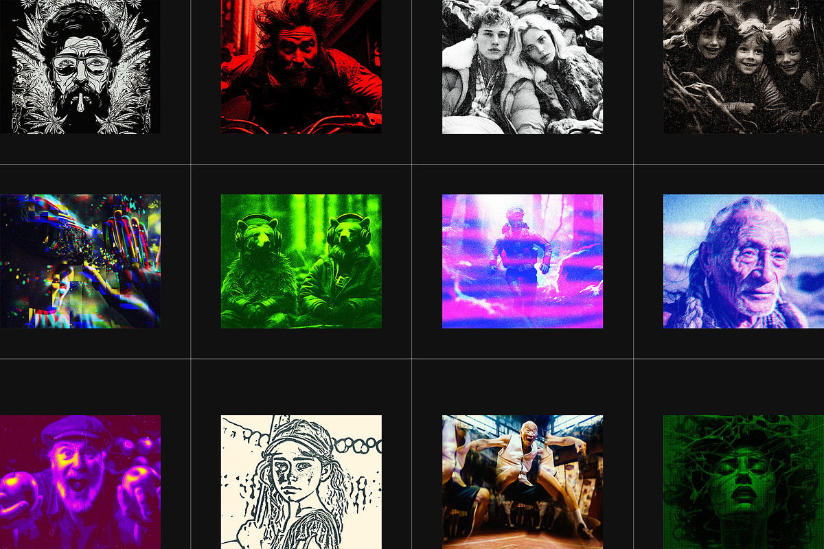 12 Photo Effect Templates, a Layer Style Add-On by iDoodle Studio (Photo 2 of 6)