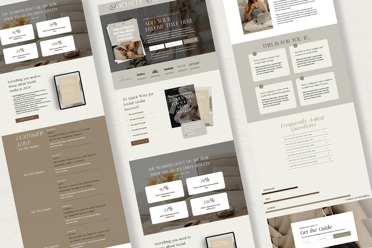 Lead Page Website Template, a Websites & App Template by Field Digital (Photo 5 of 10)