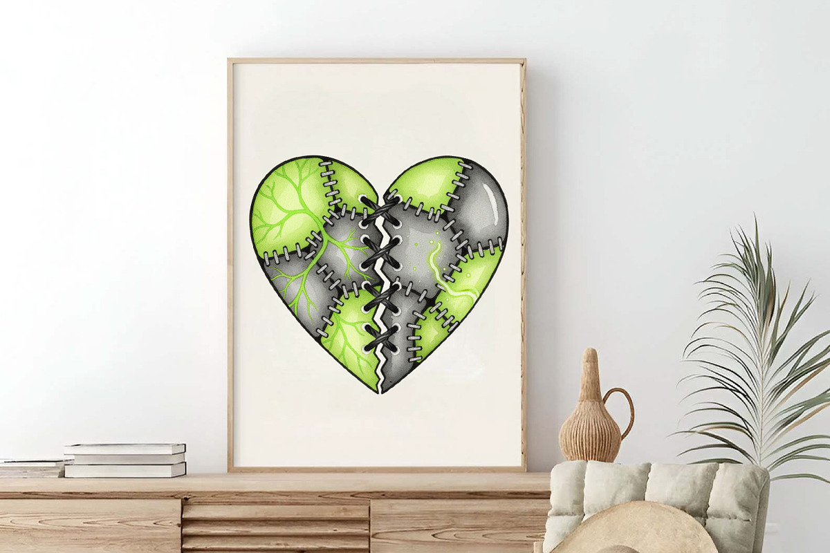 Whimsical Afterlife Heart Clipart, an Illustration by SinaCreation (Photo 5 of 7)