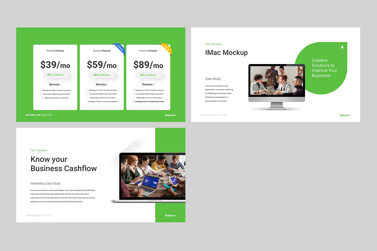 Online Webinar Powerpoint Template, a Presentation Template by rgbryand