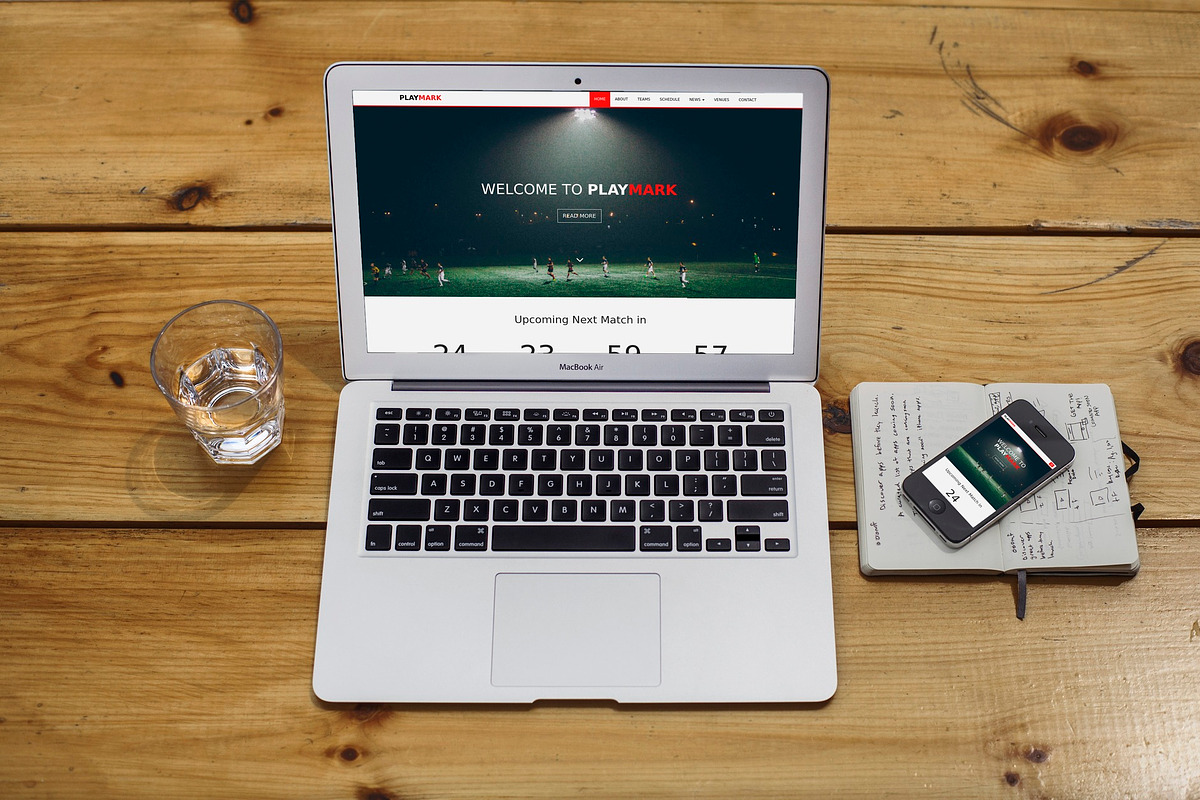 PlayMark - Sports Website Template, a Websites & App Template by SWART (Photo 3 of 4)