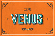 Vintage Text Effects (Illustrator), a Layer Style Add-On by Vector Galore (Thumbnail 5 of 11)