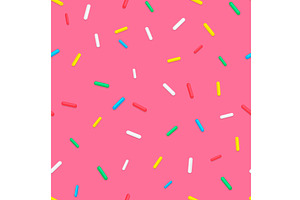 Donut Candy Sprinkles Pattern