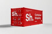 Shipping Container Mock-up, a Cups & Container Mockup by zippypixelstudio (Thumbnail 5 of 12)