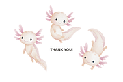 Cute Axolotl-Seamless Set+PNG Files, a Pattern Graphic by tetiartline (Thumbnail 8 of 8)