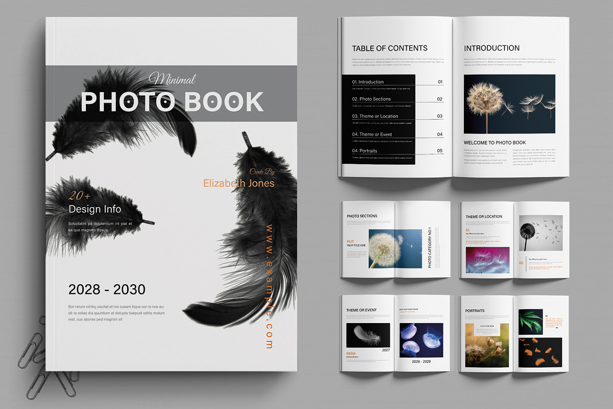 Clean Photo Book Layout, a Brochure Template by MightyDesign (Photo 1 of 6)