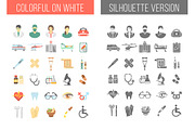 Flat medical and healthcare icons, an Icon by Vectorikart (Thumbnail 3 of 3)