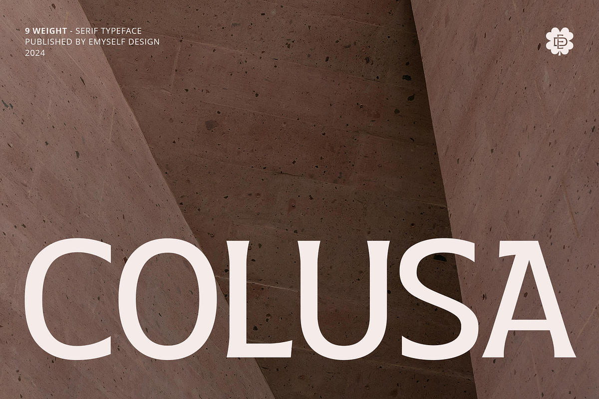 ED Colusa - Serif Font, a Serif Font by Emyself Design (Photo 1 of 12)