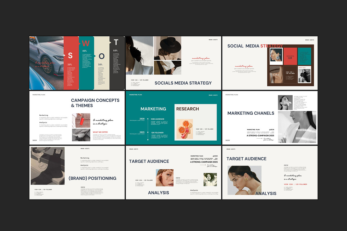 Marketing Plan Template, a Presentation Template by Studio Industry (Photo 10 of 12)