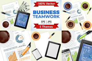 Business and Teamwork Concepts, a Finance Illustration by TAlex