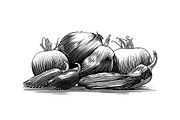 Salsa Vegetables, a Food Illustration by blue67sign (Thumbnail 2 of 5)