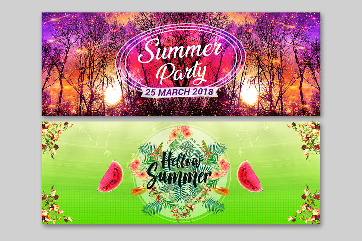 Summer Facebook Cover, a Social Media Template by Creative  designer (Photo 11 of 16)