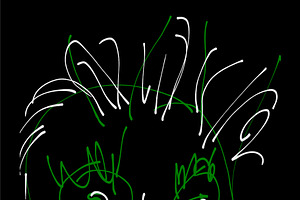 Caricature with angry expression over black background, a Person Illustration by DanFLCreativo