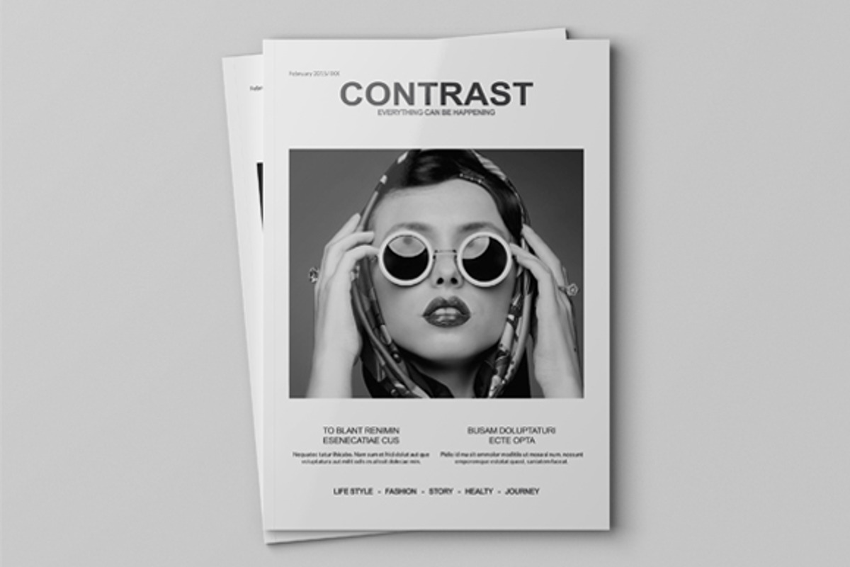 Magazine Mock-Up, a Print Template by PositivePixels (Photo 2 of 13)