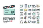 Multimedia Colors, an Icon by BomSymbols (Thumbnail 1 of 5)