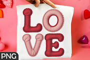 Faux Yarn Coquette Love Clipart PNG, an Illustration by RobertsArt (Thumbnail 3 of 4)