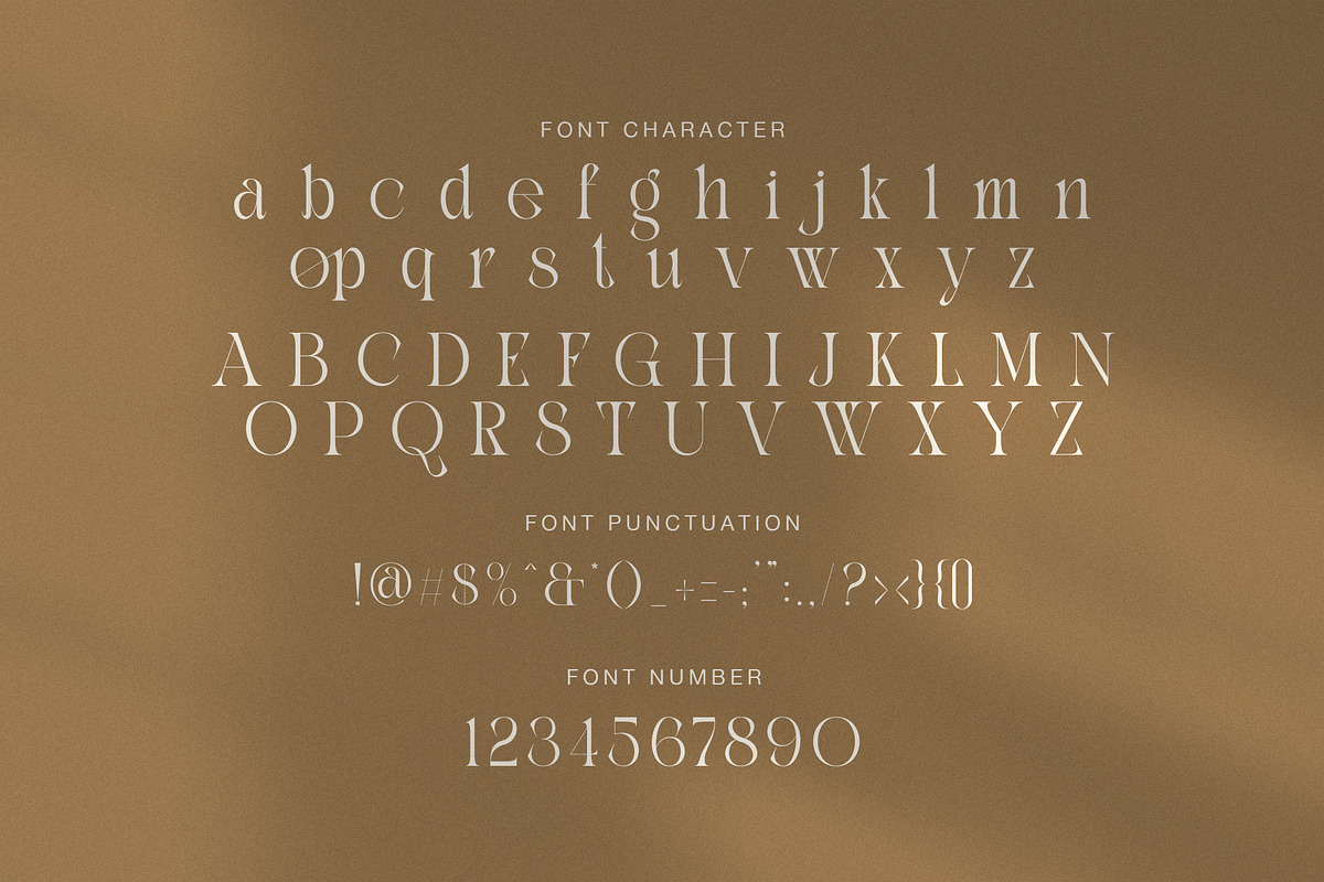 Elgore Elegant Modern Serif Font, a Serif Font by Graphicxell (Photo 7 of 8)