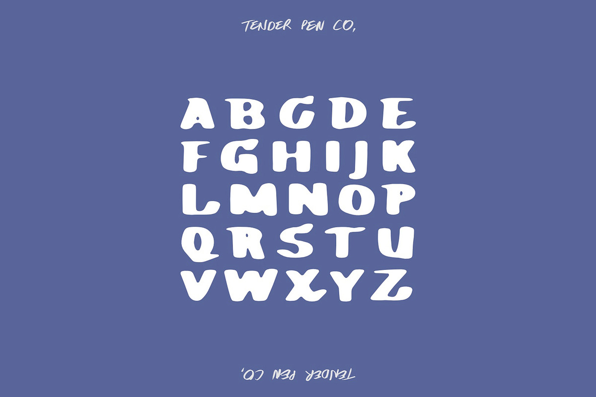 Seaside Cafe | Hand Drawn Font, a Font by Tender Pen Co (Photo 2 of 3)