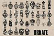 Vase stamps for Procreate, a Brush Add-On by TheWhiteCatLab (Thumbnail 4 of 6)