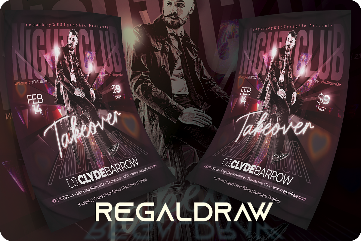 Night Club Party Flyer, a Flyer Template by regalDRAW (Photo 2 of 3)