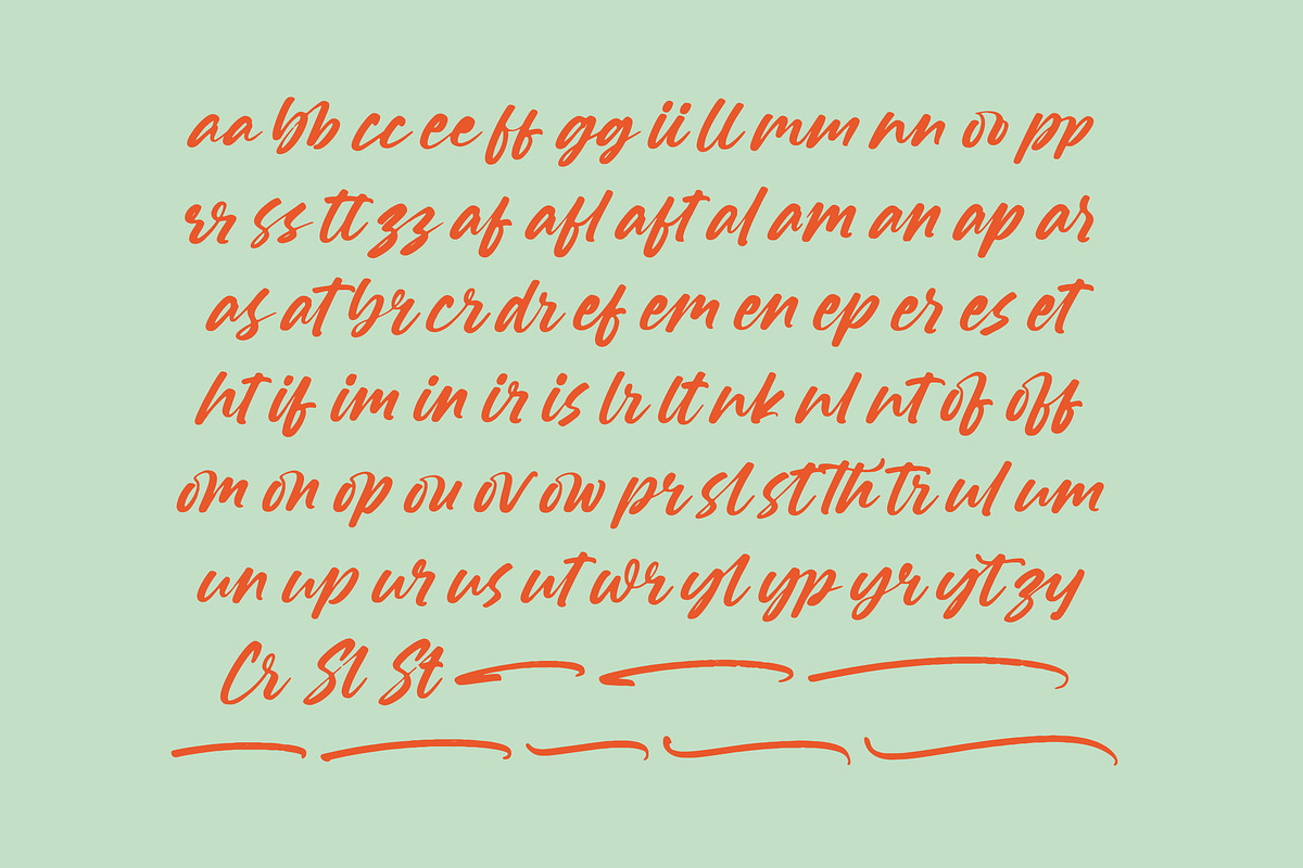 Souther Daleska Modern Brush Font, a Script Font by Letterena Studios Script (Photo 13 of 15)