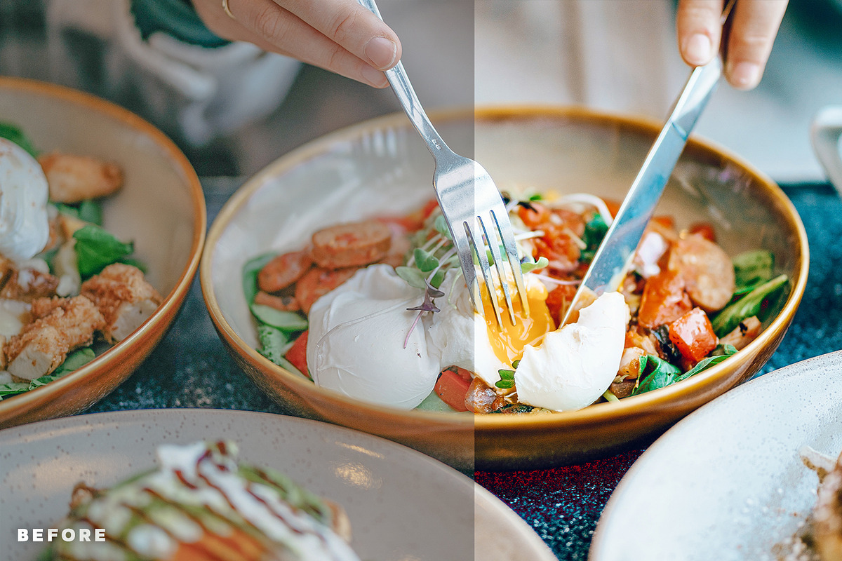 Foodie LUTs for Color Grading, an Action Add-On by Presetsh.com (Photo 2 of 7)